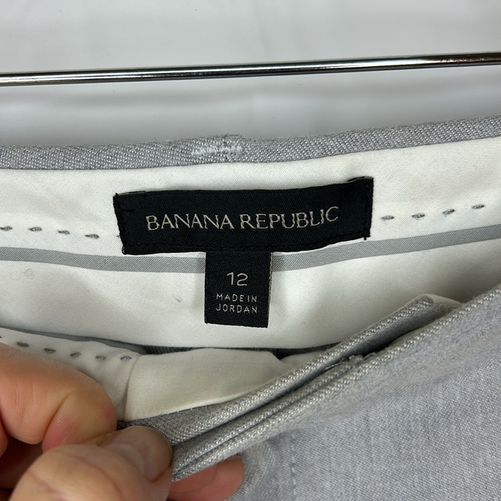 Banana Republic Sloan pants straight wide leg women’s size 12 stretch corpcore - Picture 4 of 10